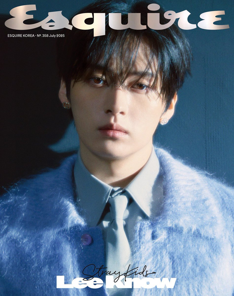 Nuestro embajador de Gucci 
Lee know en Esquire kr Agosto