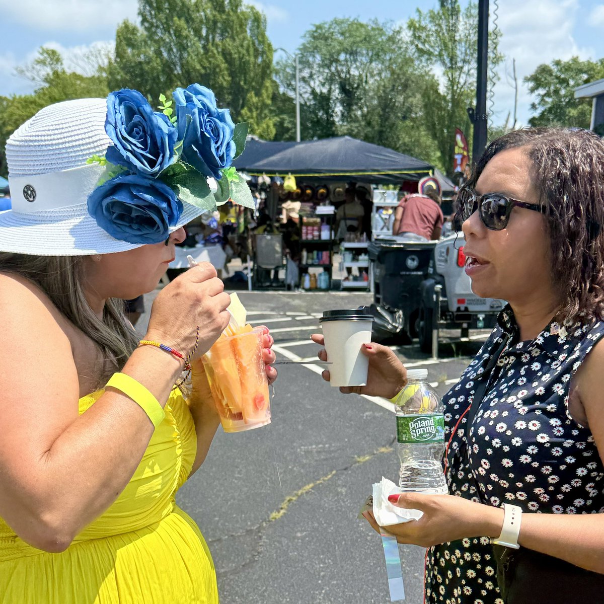 LGSabinaMatos's tweet image. Yesterday’s #ColombianAmerican Cultural Society Parade and Festival in #CentralFalls was a wonderful gathering filled with music, good food, and community.