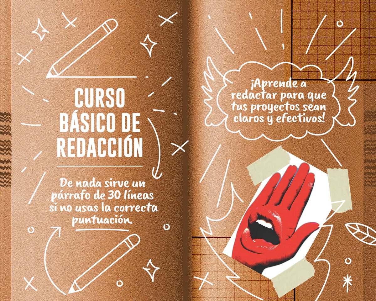 TEPJF_EJE's tweet photo. ✍️ ¿Quieres mejorar tu manera de escribir?

Inscríbete al Curso básico de redacción II y fortalece tus habilidades para redactar textos claros y efectivos.

📅 Registro: 19 y 20 de agosto

🔗https://t.co/rh5027JiJT https://t.co/cdLcYx3Afw