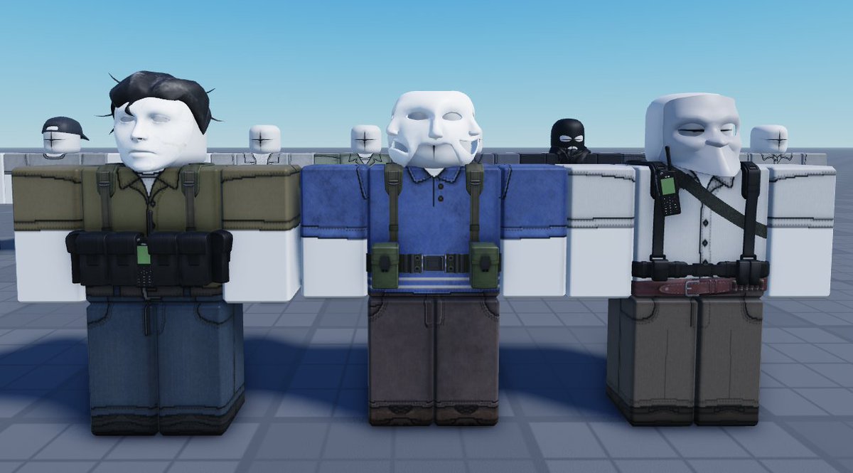 theJerryLobster's tweet image. hi im gonna make like a very small animation with these Goons from 'bridge mankind collapse'
newgrounds.com/portal/view/94…
Abraham, Marcelo, and Mikhail
this will be my first 'freelance' animation instead of plagiarizing from clips/refs
#roblox #robloxanimation #MoonAnimator