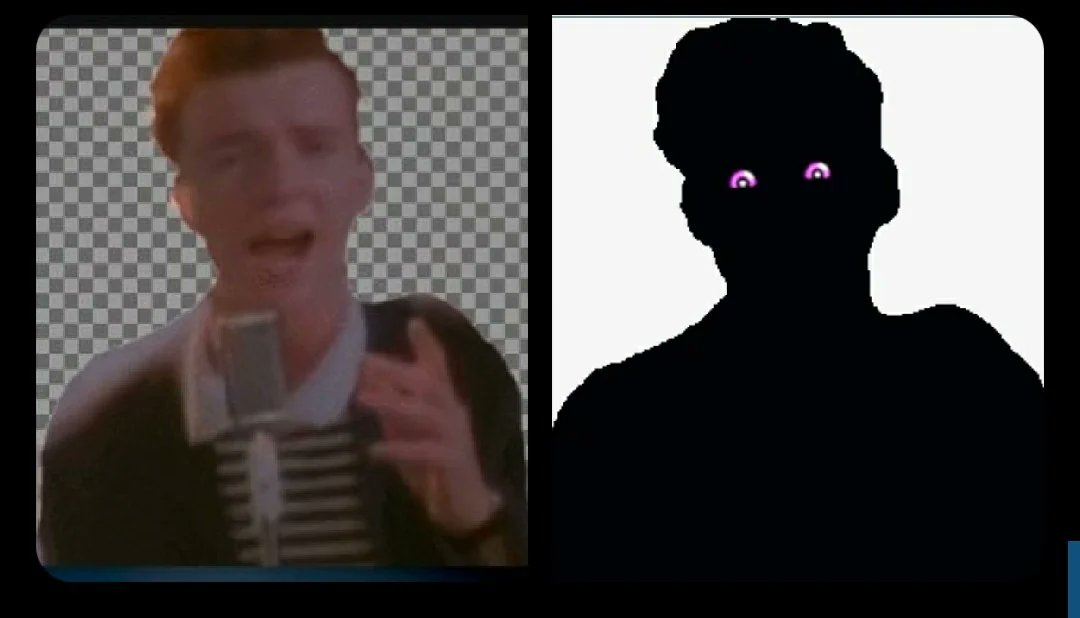 This is like the Deltarune version of Michael Afton at the end of FNAF Sister Location actually being an image of Rick Astley