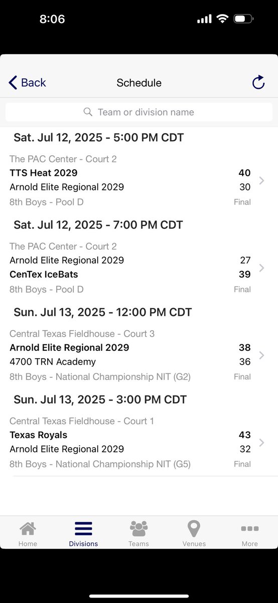 Arnold Elite Est.2017 & Lady Arnold Elite Est.2018 (@elitearnold) on Twitter photo Our <a href="/EliteArnold/">Arnold Elite Est.2017 & Lady Arnold Elite Est.2018</a> Regional 2029 boys went 1-3 this weekend.
<a href="/CoachJArn0ld/">Jahrrend Arnold</a> Our <a href="/EliteArnold/">Arnold Elite Est.2017 & Lady Arnold Elite Est.2018</a> Regional 2029 boys went 1-3 this weekend.
<a href="/CoachJArn0ld/">Jahrrend Arnold</a>