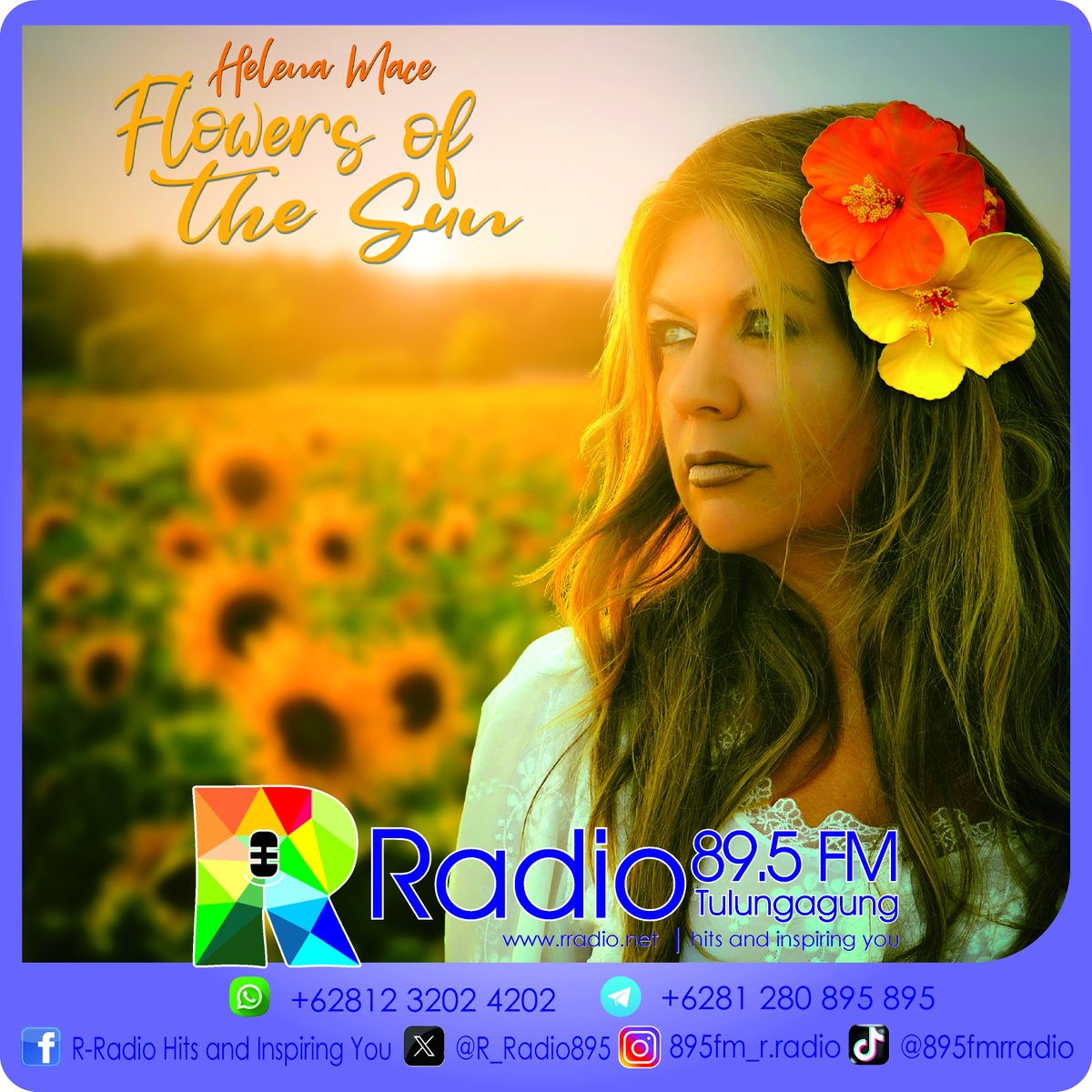 R_Radio895's tweet image. FRIENDS, Flowers of the Sun is the new single from Helena Mace following from her recent release, The Lake.
Listen single “Flowers Of The Sun” by Helena Mace only on 89.5 FM R-Radio, Hits and Inspiring You.
Streaming rradio.net