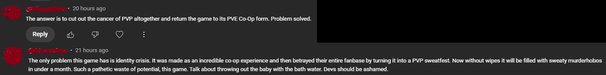Geck0I's tweet image. Every video, even years later, there&apos;s always one in the comments. The salt well is DEEP with this group. @EmbarkStudios @ARCRaidersGame