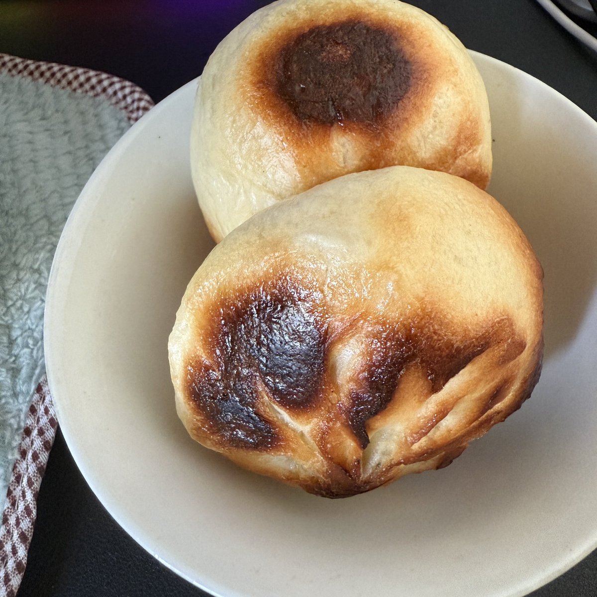 谁能想到蒸个包子差点变碳烤包子了呢👉👈