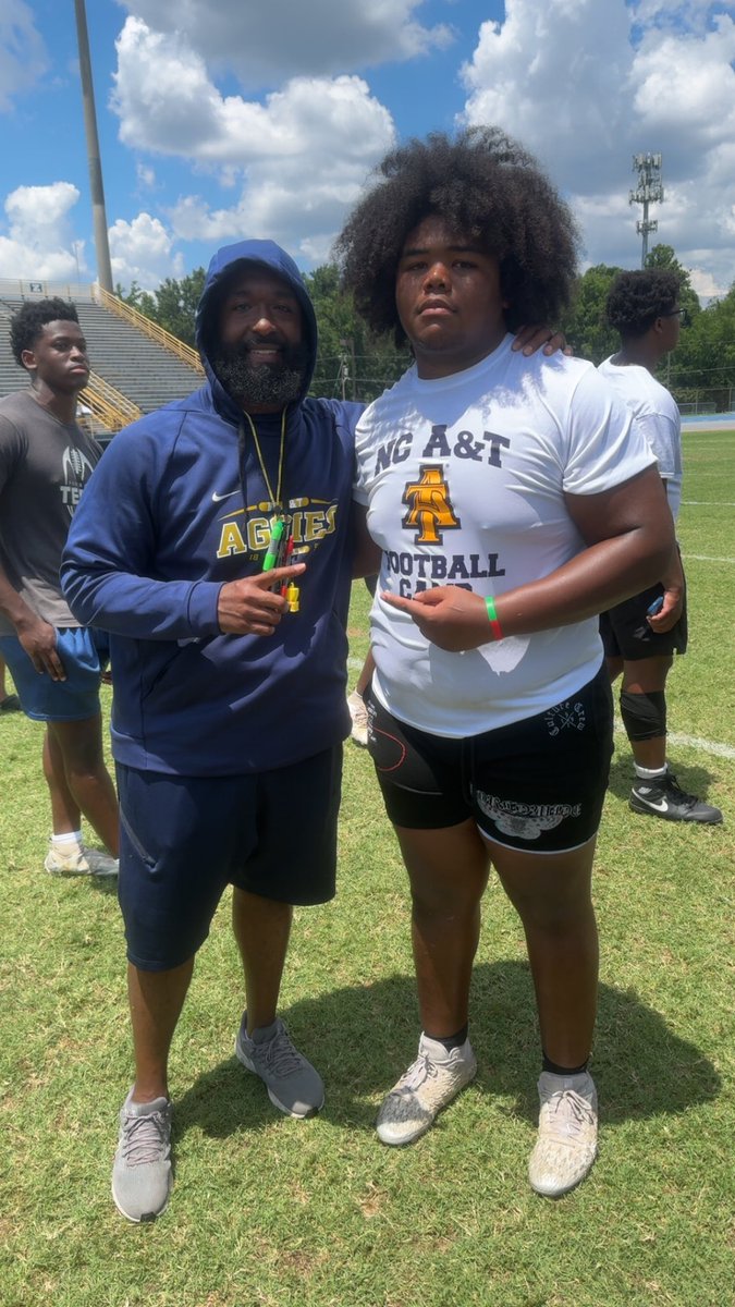 Anthony “juju” Carroway (@anthonyc_77) on Twitter photo Had a great camp the other day at NC A&T thank you <a href="/CoachShawnGibbs/">Shawn Gibbs</a> and <a href="/CoachCoard/">Courtney Coard</a> , <a href="/CoachMcRae21/">Tony Mcrae</a> for the advice and learning experience
<a href="/TrenchMobTrain/">Trench Mob Training</a>
<a href="/cfhs_football/">CFHS Football</a> Had a great camp the other day at NC A&T thank you <a href="/CoachShawnGibbs/">Shawn Gibbs</a> and <a href="/CoachCoard/">Courtney Coard</a> , <a href="/CoachMcRae21/">Tony Mcrae</a> for the advice and learning experience
<a href="/TrenchMobTrain/">Trench Mob Training</a>
<a href="/cfhs_football/">CFHS Football</a>