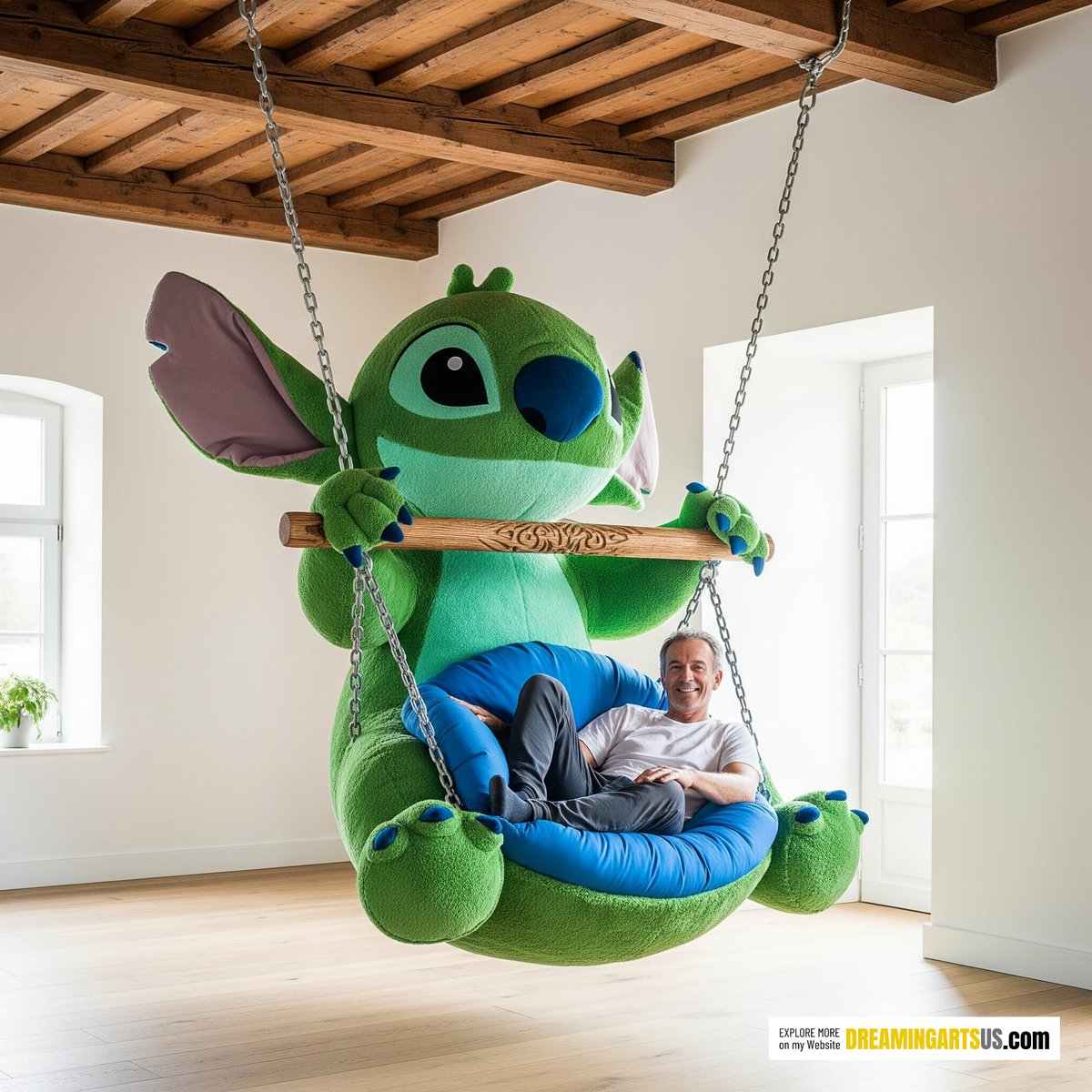 【新品】プレミアム！！スティッチin Sunlounger 新品】プレミアム！！スティッチin Sunlounger