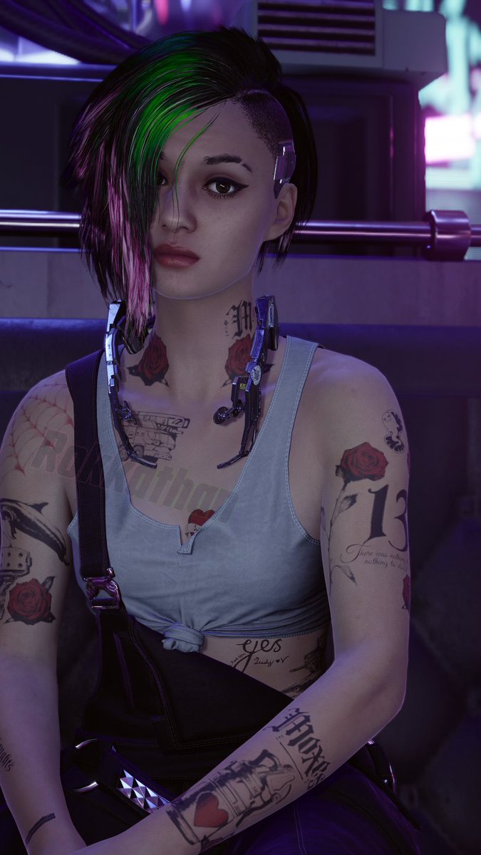 Rokkathan's tweet image. End of Shift
#Cyberpunk2077 #VirtualPhotography #JudyAlvarez