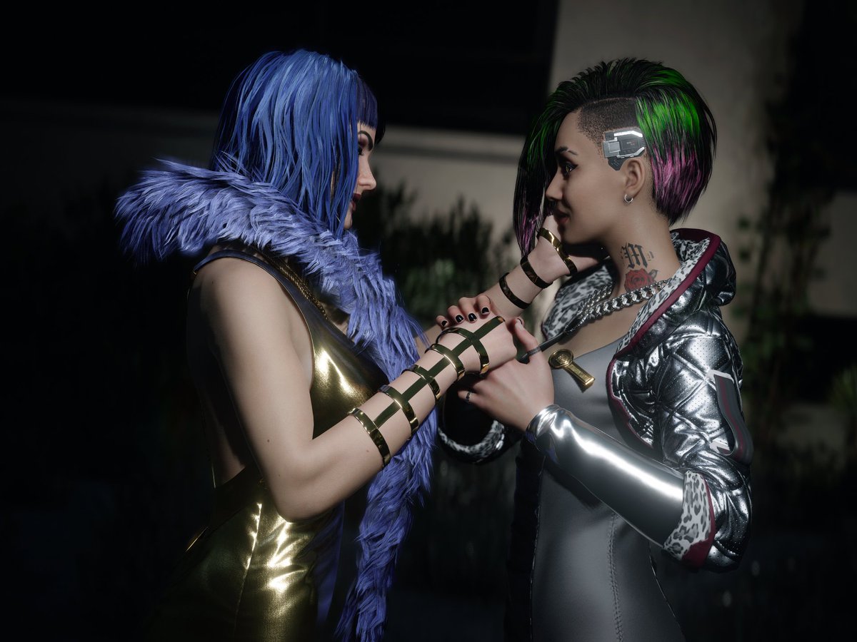 Rokkathan's tweet image. What We Could Have Been
#Cyberpunk2077 #VirtualPhotography #JudyAlvarez #EvelynParker