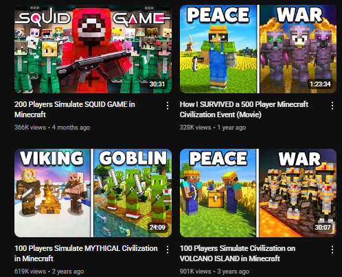 VCTF_'s tweet image. 🎬Job: Elite Eric
💵Pay: $400 per video
Looking for a Minecraft Editor who is knowledgeable with good storytelling and pacing. Able to cut up multiple POVs, add good paced music, SFXs, VFXs, use Adobe, etc
Knowing to use MC Mod 'Flashback' = More 💵
DM ME IF YOU'RE INTERSTED