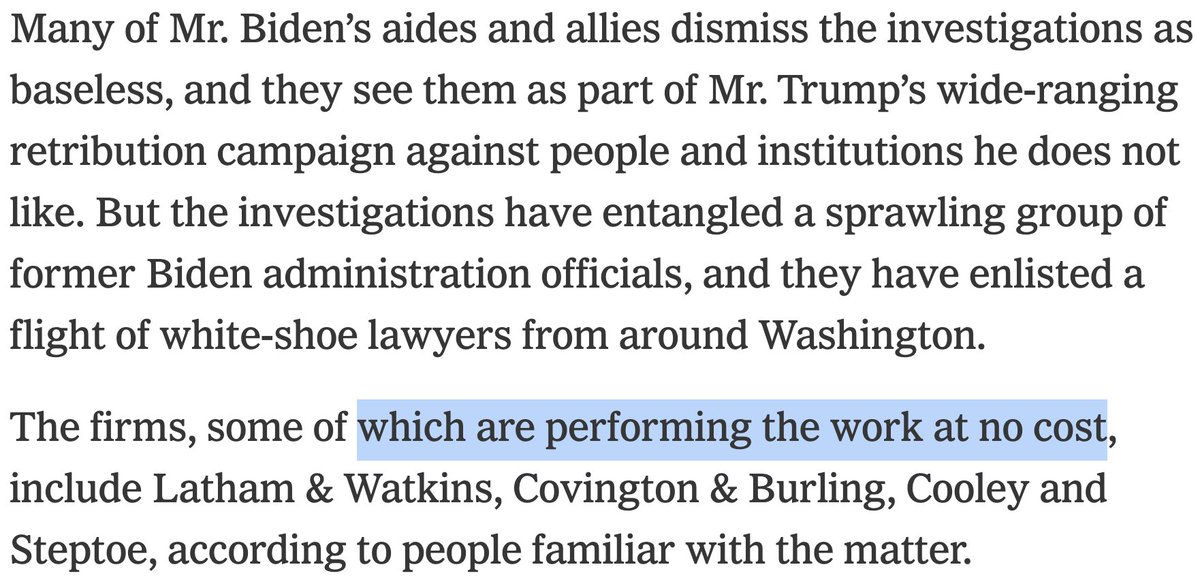 When Democrat lawfare was running wild in an attempt to destroy the Republican Party top to bottom, most victims couldn't get help if their life depended on it. Crazy to see how top Democrats are getting FREE legal aide from the top firms to fight accountability.
