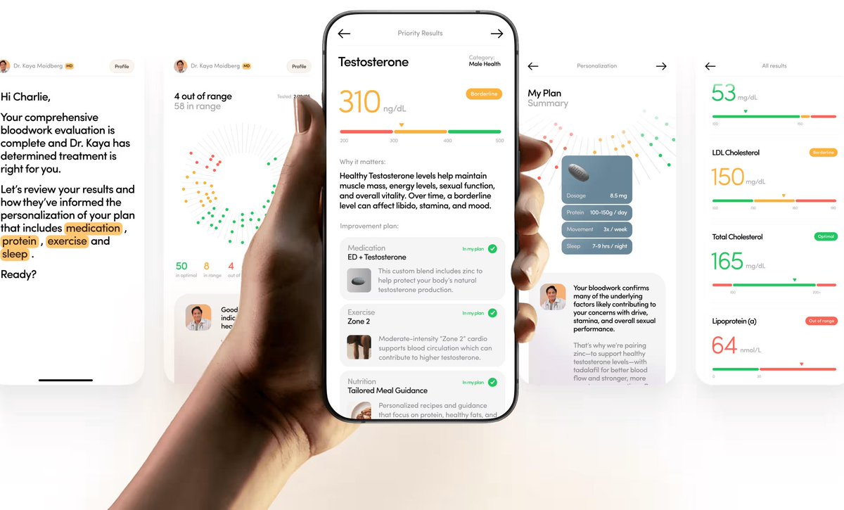 🚨 $HIMS TEASING UPCOMING COMPREHENSIVE LAB TESTING

Five months after its acquisition of Trybe Labs, $HIMS is on the verge of offering at-home lab testing.

Blood testing unlocks a whole new level of personalized healthcare, giving $HIMS valuable data to offer treatments