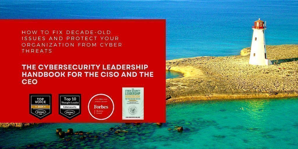 The Cybersecurity #Leadership Handbook for the #CISO and the #CEO

An essential read for all #leaders around #cybersecurity, looking beyond the #technology horizon, into the real dynamics of #security transformationk

UPDATED edition now available here &gt;&gt; buff.ly/lR8hj38