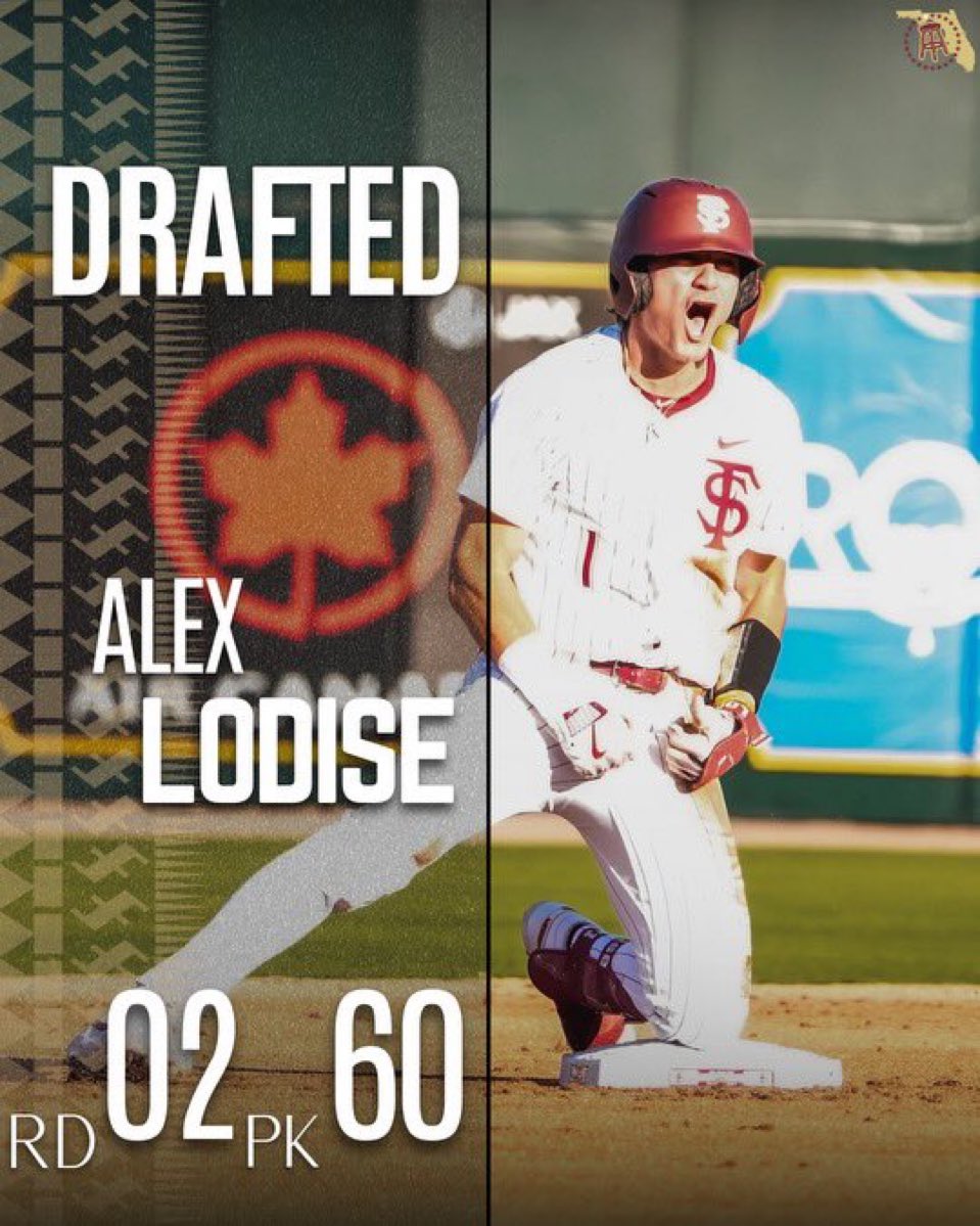 FSU_Barstool's tweet image. Congrats to Alex Lodise for being drafted 60th overall to Atlanta