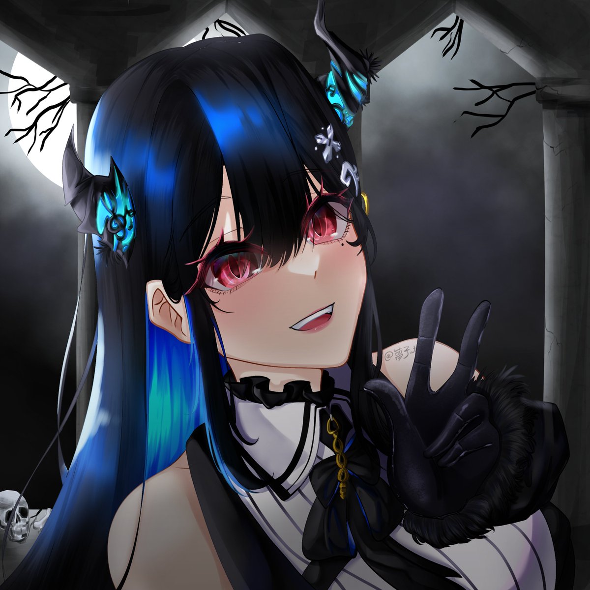Yumekowt's tweet image. First time drawing Nerizzler! 
♡#RavenCrafts ♡