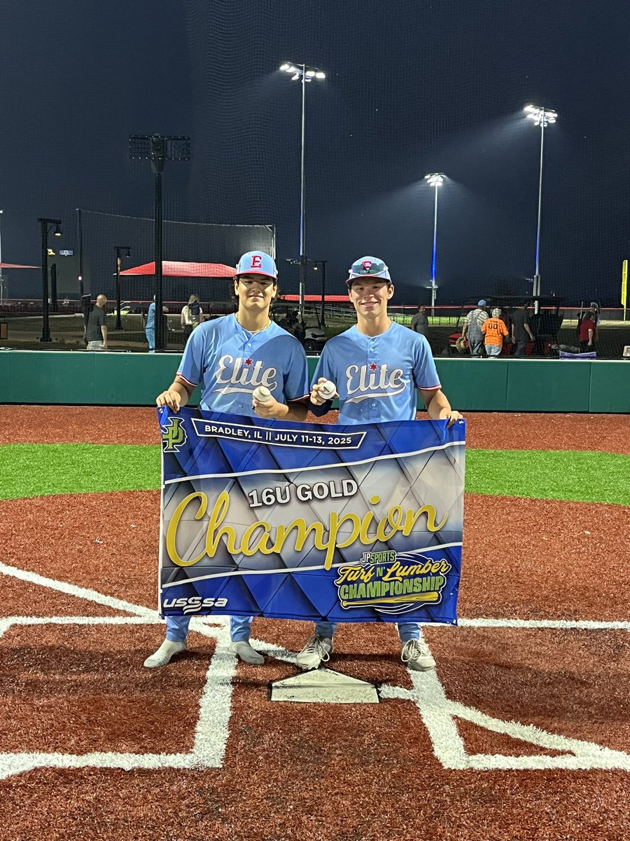 Congrats to our 16u South team on their Turf and Lumber Championship!
Dylan Calleros and Logan Conroy leading the way with back to back no hitters!
Way to go, boys!