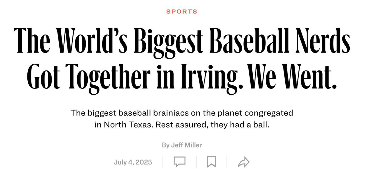 whyilikebb's tweet photo. Oh, link to the article: "The World's Biggest Baseball Nerds Got Together. We Went." https://t.co/xDR08n9pyS https://t.co/sJ4NyVnHW6