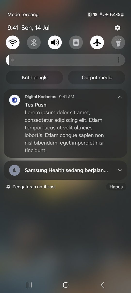 Ini apa dah notif digital korlantas