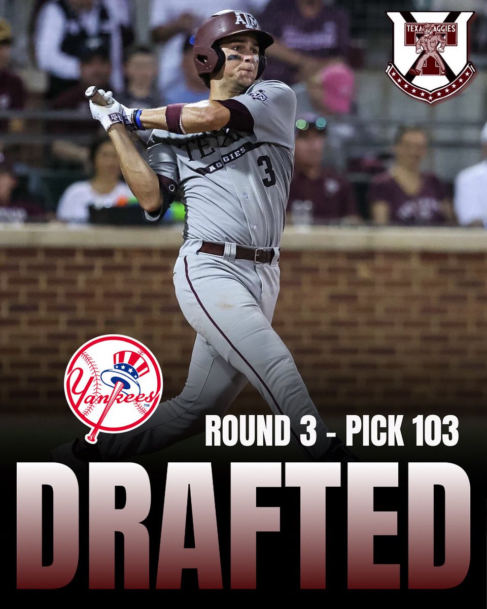 OldRowAggies's tweet image. Jeff Kent’s son has been drafted by the New York Yankees! 👍