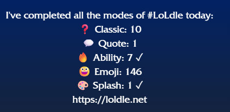 minazu333's tweet image. loldle is so easy