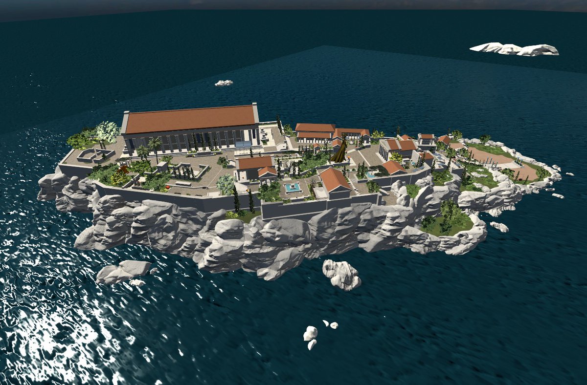 TheSketchLab's tweet image. News... Something updated, something new.
The Acropolis is ready for some invites if interested. I took some time and I went back into the build and tried to reduce some of the load time by attempting to reduce the amount of objects. Now, instead of 30 minute it loads for me in…