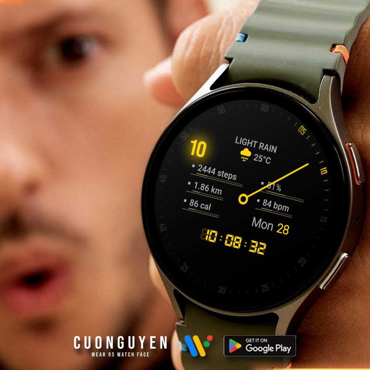 10h08com's tweet photo. ⌚️ Watch face CNW-46

Watch video &amp; more photos at Google Play Store: https://t.co/7hVskxarmp

#wearos #watchface #galaxywatch4 #galaxywatch4classic #galaxywatch5 #galaxywatch5pro #galaxywatch6 #galaxywatch6classic #galaxywatch7 #galaxywatch7classic #galaxywatch7ultra https://t.co/GuBEpQdm0H
