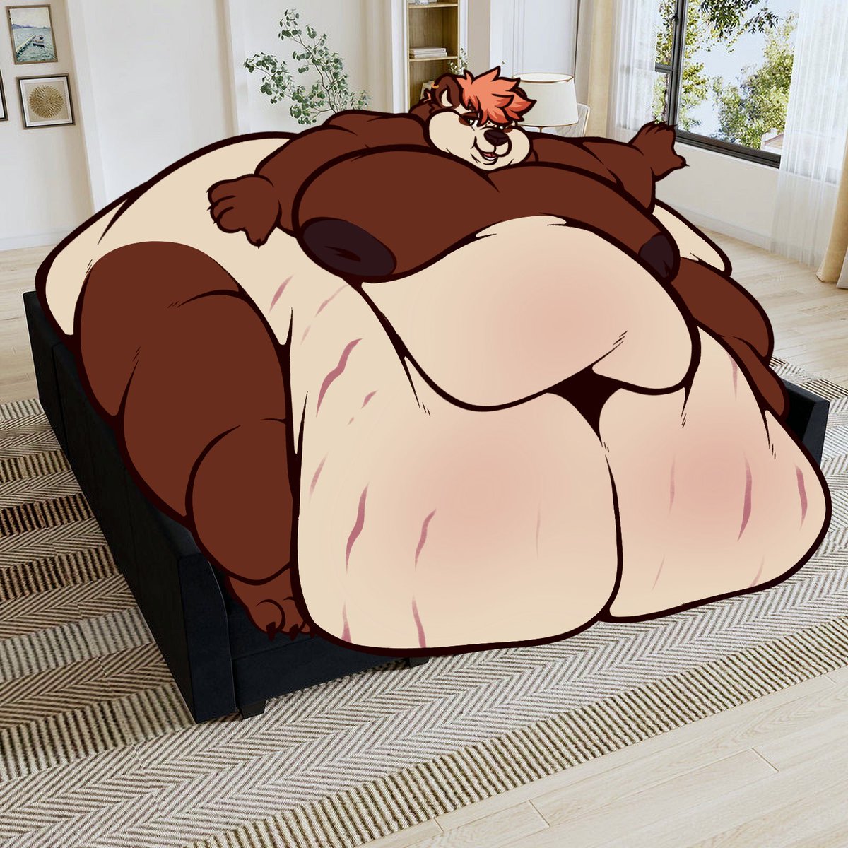 Reppu (in 🇦🇺) (@chonkyreppu) on Twitter photo it’s a little small, but i can make it work~ it’s a little small, but i can make it work~