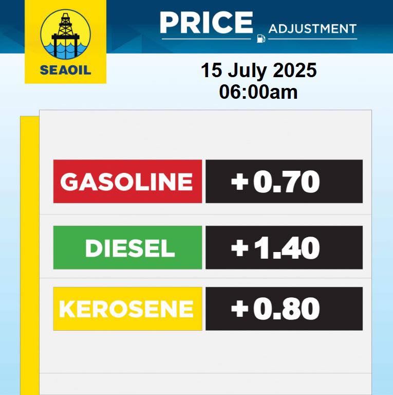#PriceAdjustment effective 15 July 2025