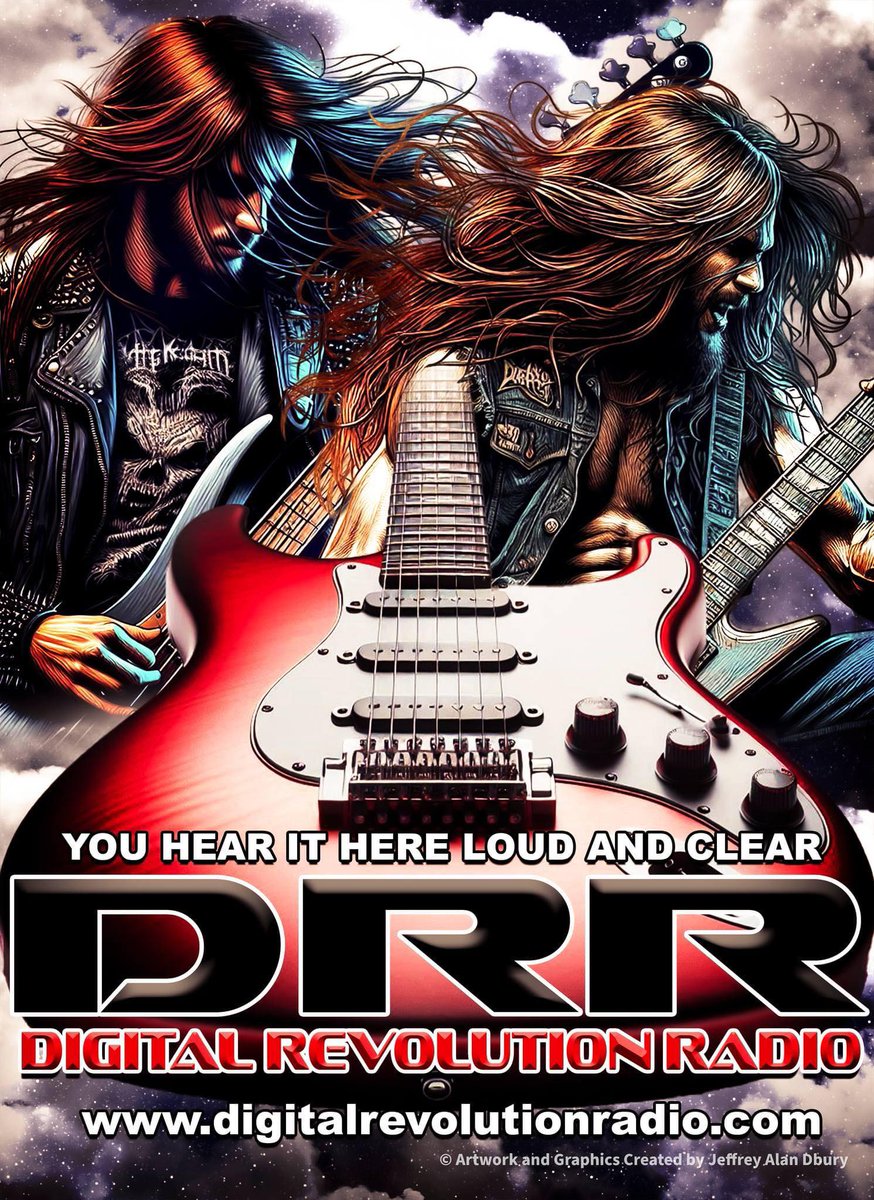 digitalrevolutionradio.com 
#ROCK #HardRock #Metal #HeavyMetal #IndieArtists #independentrock #independentmetal #classicrock #classicmetal #glam #sleezemetal #internet #streaming #Live #broadcasters #djs #global #worldwide #unitedstates