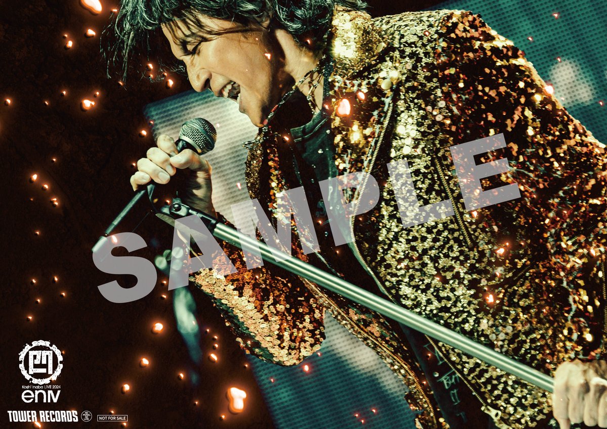 B'z 稲葉浩志 inaba koshi enIII会場限定ポスター B'z Official Website｜NEWS