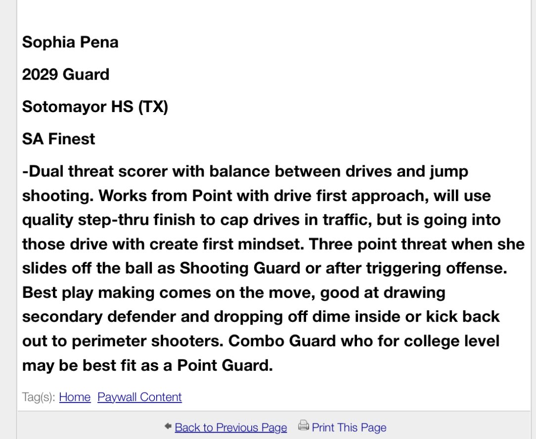 Thank you <a href="/FiveStateHoops/">Chuck Thompson</a> for taking  the time to do a write up. 

<a href="/SAFinestbball/">SA Finest Basketball</a> 
<a href="/SotocatsGBBall/">SOTOCATSGirlsHoops</a> 
#imcomingfreshmen