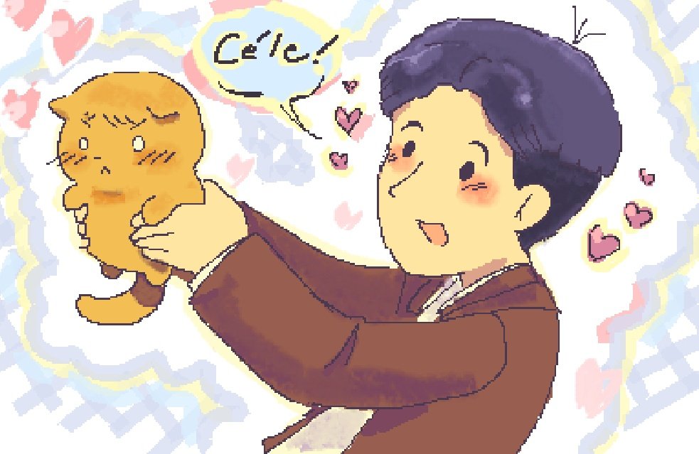 paint c fernand con un gato gordo #tllh #thelonglongholiday #yumetwt #ocxcc #sstwt