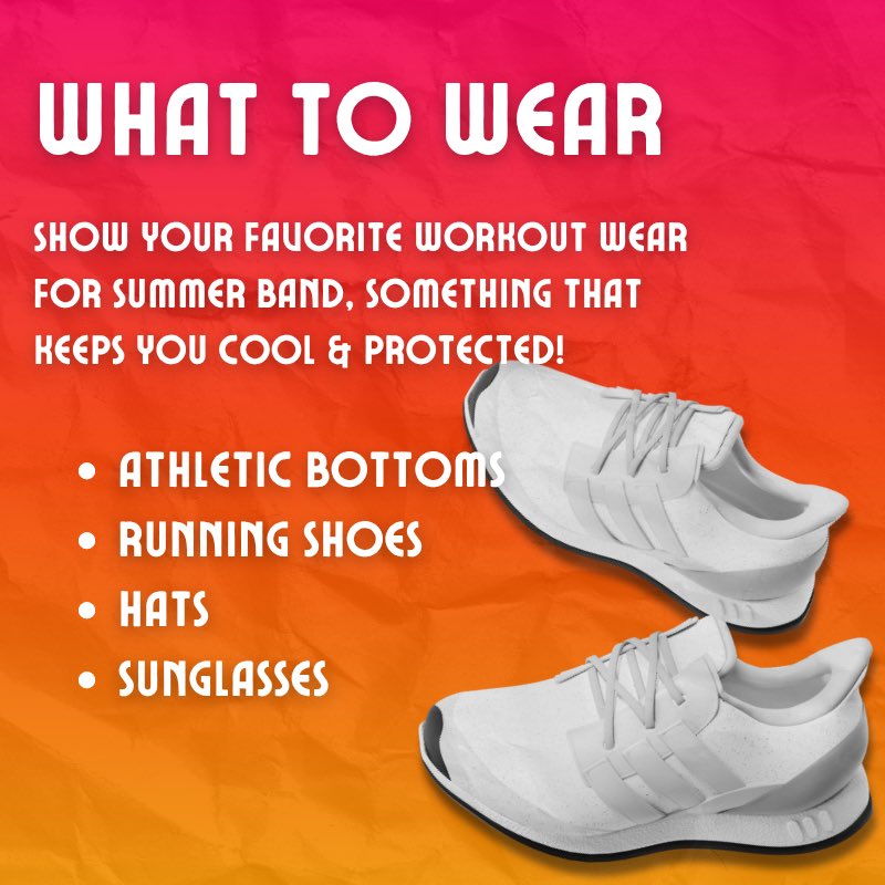 WildcatRegiment's tweet photo. 📣 HEY WILDCAT REGIMENT! 📣

It’s time to dust off those running shoes! 🏃‍♂️🔥
Let’s get up, get moving, and get back into shape this summer 💪☀️

Your future self will thank you when band camp hits! 💯 https://t.co/iNdoLpJ4ZW