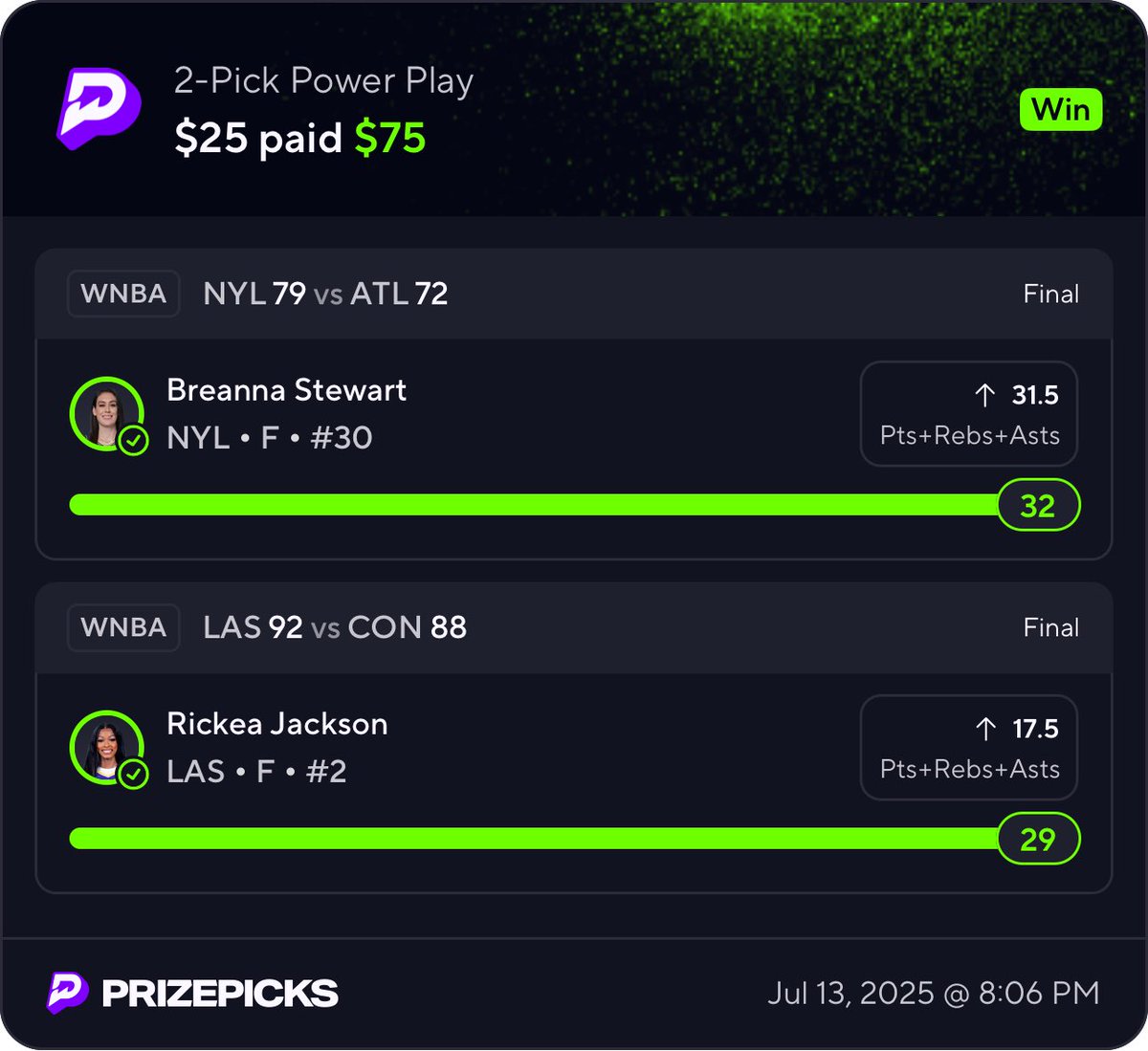 RS3Props's tweet image. Caitlin 🪝 , got the get back with Breanna Stewart. 

#GamblingX | #PrizePicks | #Underdog| #CS2| #eSports