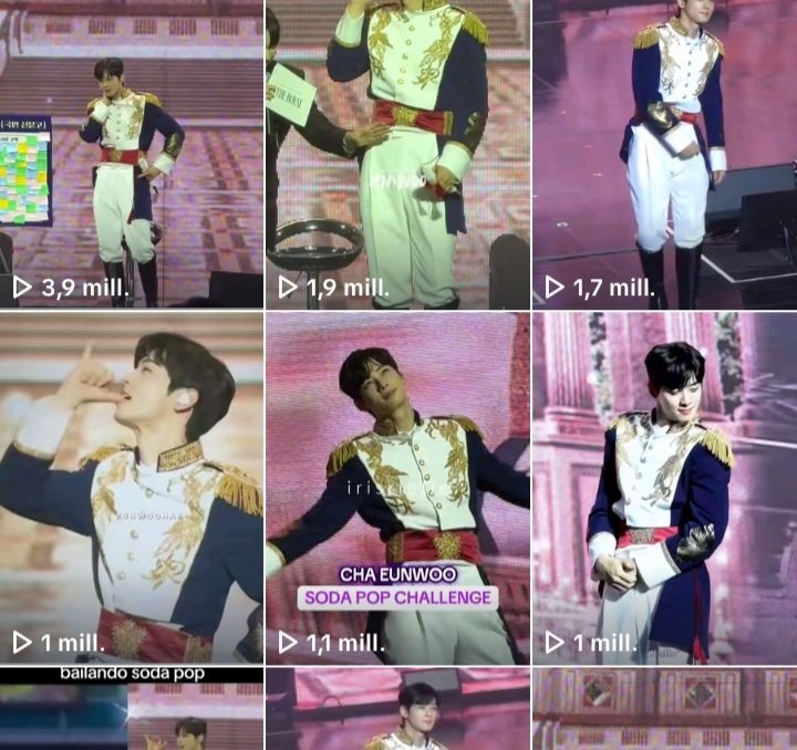 Cha Eunwoo going viral for dancing to soda pop by saja boys — a thread: