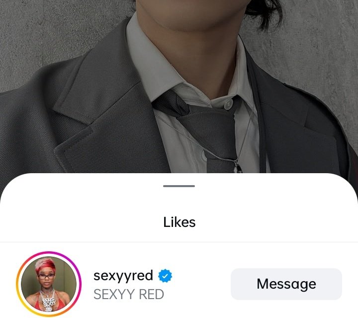 not only does Sexyy Red follow Winwin on Instagram, but she also likes his posts.