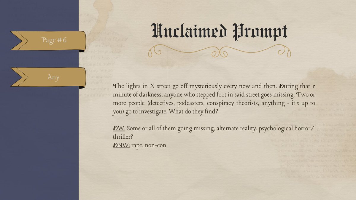 btsgothiquefest's tweet image. It has been a while, little ravens!

We are back with an unclaimed prompt.
Page 🔗 : archiveofourown.org/collections/bt…
Form 🔗 : forms.gle/A2Ew8LUz4VvtHR…