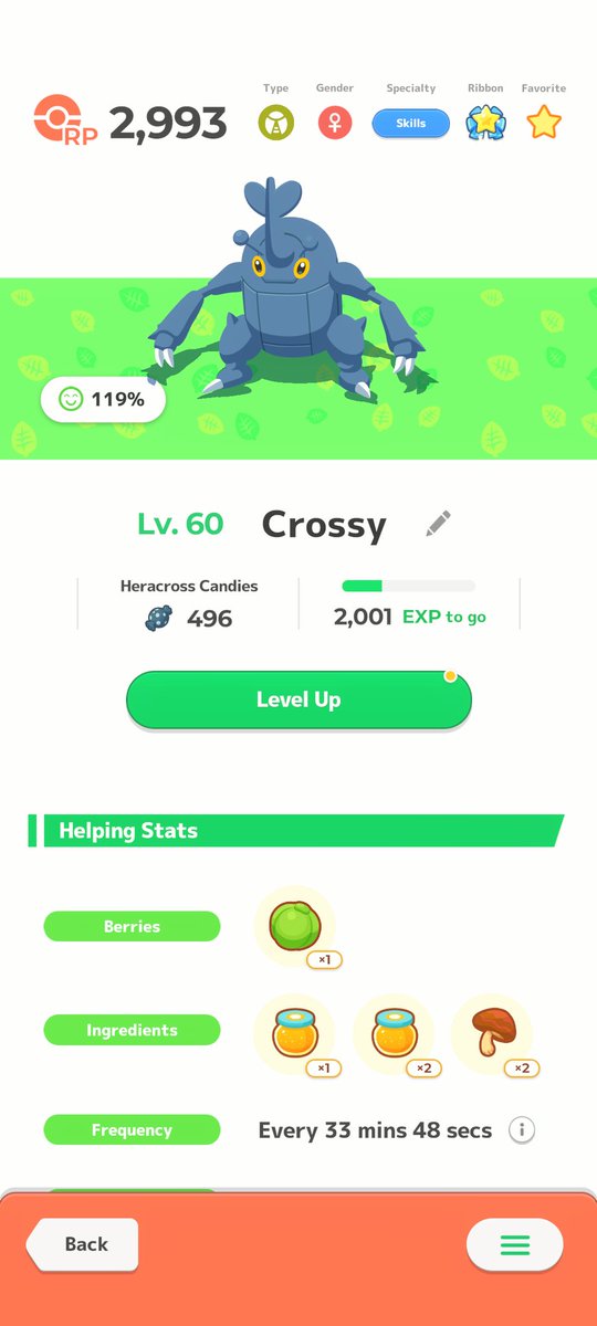 navolas2's tweet image. #PokemonSleep2nd
My favorite helper even if she doesn't have the best stats