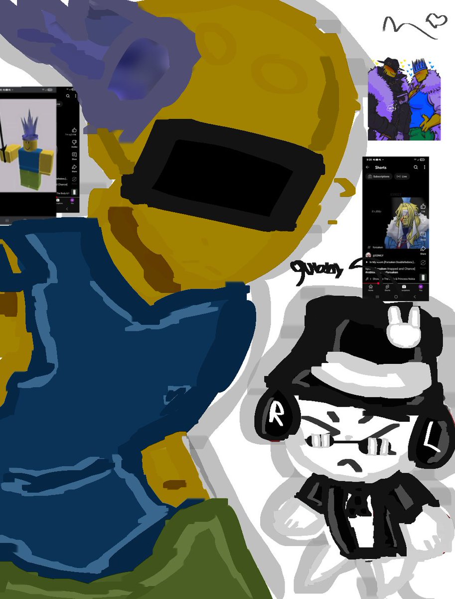 This my first try of doing  forsaken  art ( also I wasn't  stealing art those  art pictures  is ideas for me )