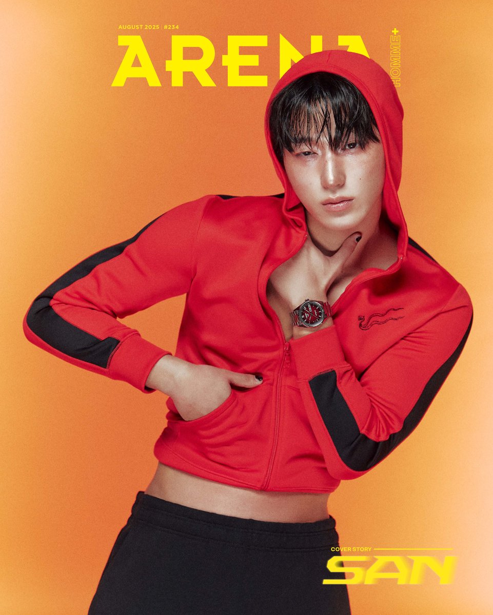#제작지원 여름의 한 가운데서 분출하는 젊음과 에너지. 포뮬러 1® 공식 타임키퍼 태그호이어와 에이티즈(ATEEZ) 산이 만든 격정적인 시너지. &lt;아레나&gt; 8월호를 장식한 에이티즈(ATEEZ) 산의 6가지 얼굴, 6개 시계, 6종 커버.

📚bit.ly/3IrEi6W

<a href="/TAGHeuer/">TAG Heuer</a> <a href="/ATEEZofficial/">ATEEZ(에이티즈)</a> #SAN