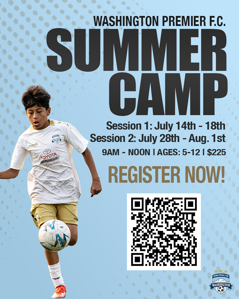 WAPremier's tweet image. The WPFC Summer Camp starts TOMORROW! ⚽ Looking to sign up last minute? Scan the QR code or head to the link in our bio 👊
#alwayspremier