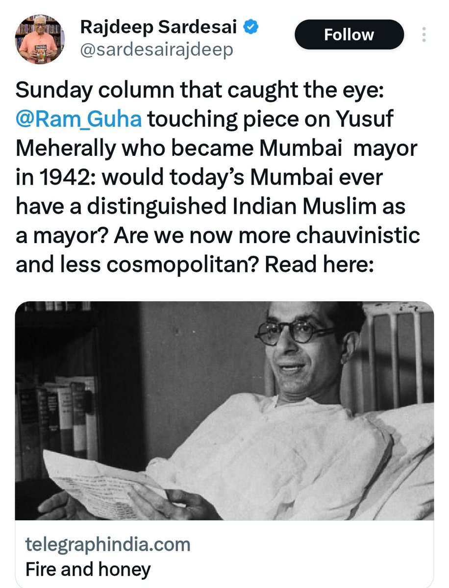 Rajdeep Sardesai always asks,Can we have a Muslim Mayor in Mumbai, or Can we have a Muslim CM in India.
But Rajdeep Sardesai never asks, Can we have a Hindu PM in Pakistan or a Hindu Mayor in Bangladesh ???
Uddhar Secularism khatre mai aa jata hai !!