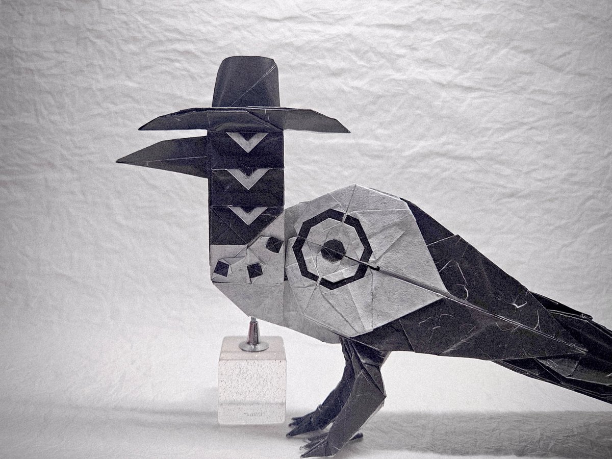 lim_seungbin's tweet photo. Sussie (Kpop Demon Hunters)
Designed and folded by me
60*60 uncut one square sheet of paper

케이팝 데몬헌터스에 등장해 신스틸러 역할을 톡톡히 한 까치 ‘서씨’ 를 접어봤습니다. 캐릭터가 복잡해서 고생했네요..

#종이접기 #origami #케이팝데몬헌터스 #KPOPDEMONHUNTERS #sussie #서씨 https://t.co/R4nEof6XpE