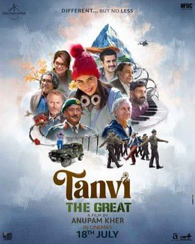 rahulkanwal's tweet image. It takes rare courage to make a mainstream Indian film centred around autism — and @AnupamPKher pulls it off with heart and flair in Tanvi The Great.
As a proud fauji son, the film’s moving army connections made the experience even more personal and powerful for me.
Like the…