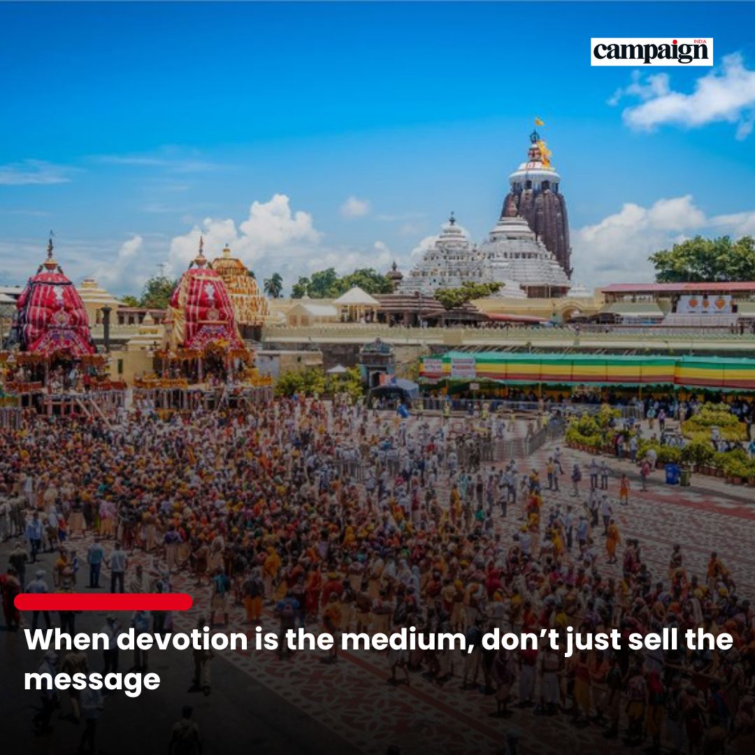 At Jagannath Yatra 2025, brands swapped slogans for seva—balancing commercial ambition with cultural caution in high-emotion territory.

Read more at: campaignindia.in/article/when-d…