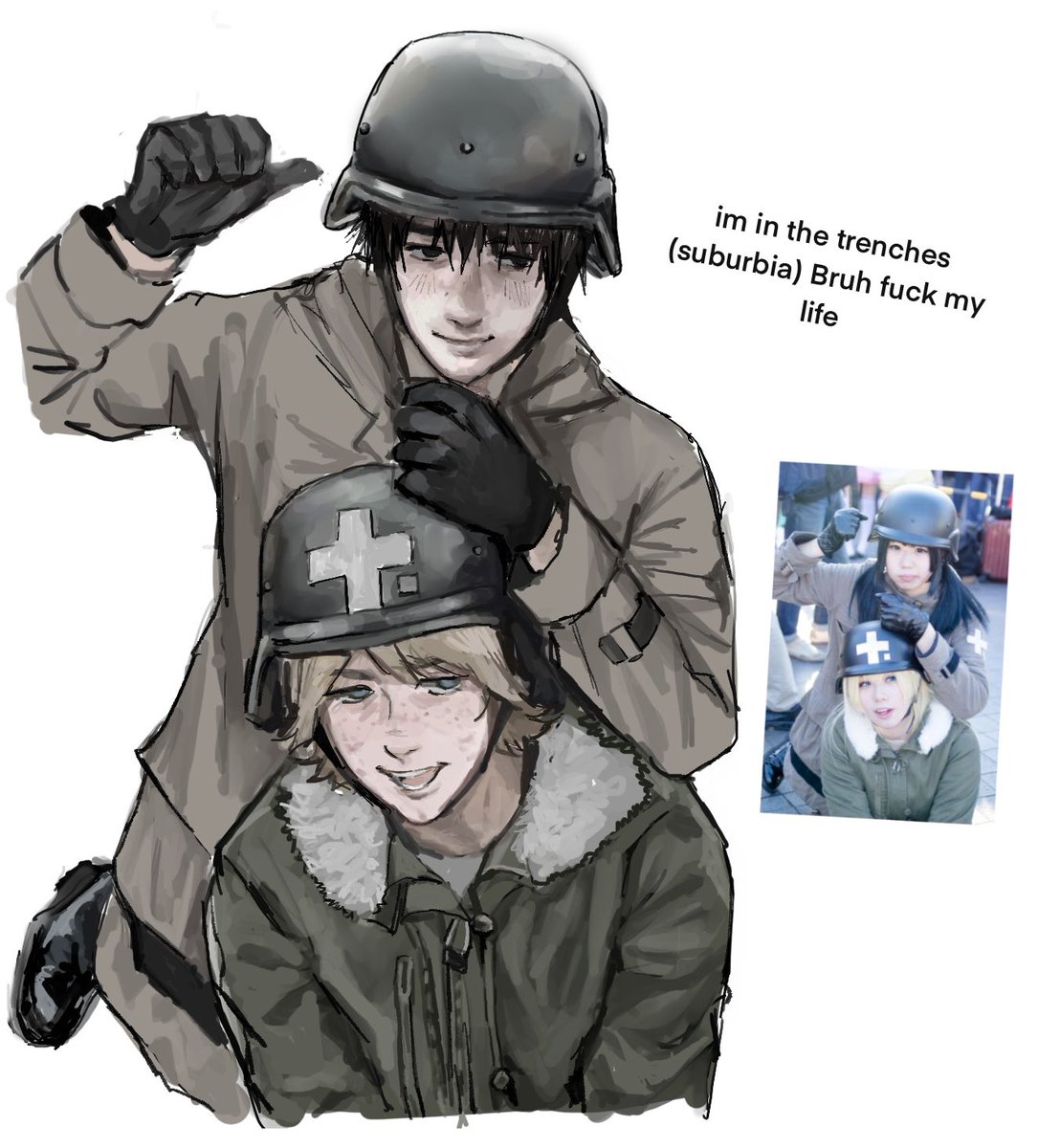 snuffjak2's tweet image. the juxtaposition in style was pissing me off so I'm reposting it here