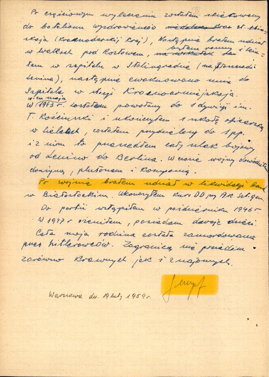 A mówiąc serio, panie <a href="/Michal_Bilewicz/">Michał Bilewicz</a>: szuka pan dowodu? Tu choćby jeden, pierwszy z brzegu. 

SCHNEPF nie tylko nie ukrywał, że brał udział w likwidacji „band”.

ON SIE TYM CHEŁPIŁ.

I <a href="/Michal_Bilewicz/">Michał Bilewicz</a> świetnie o tym wie. Ale Schnepfa broni, straszy pozwami w jego imieniu...