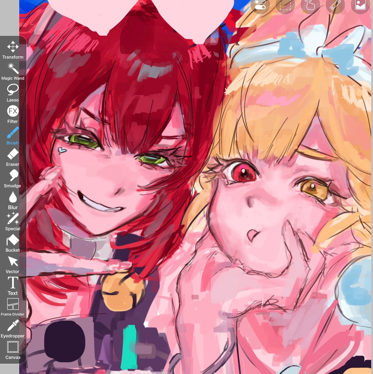 hrt_dctr's tweet image. two pretty best friends #ZenlessZoneZero #zzzero