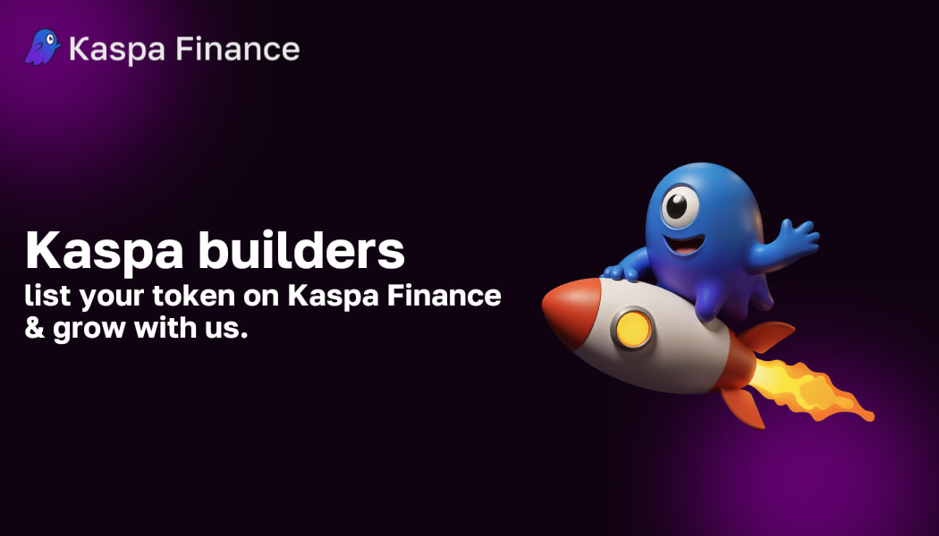 KaspaFinance's tweet image. 🧩Building in the #Kaspa ecosystem?

Kaspa Finance is now onboarding KASPA-native tokens!

Marketing support, DeFi tools, and visibility - WE&apos;VE GOT YOU.

Fill the form and let’s connect: docs.google.com/forms/d/e/1FAI…