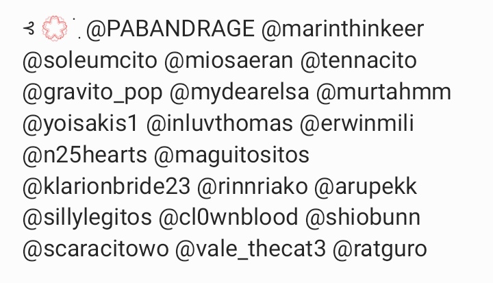 OLA MUCHAS GRASIAS A LOS QE ME DEJARON PONERLOS LOS TKM :-3333🩷🩷🩷🩷🩷🩷🩷🩷 y avísenme si alguien mas qiere 😇🩷